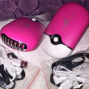 Rechargable portable air conditioner fan